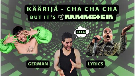 cha cha cha lyrics deutsch|Lyrics.lol :: Käärijä